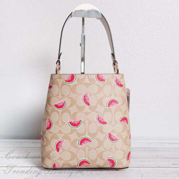 NWT Coach Small Town Bucket in Signature Canvas - Picture 7 of 10